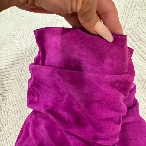 Schutz Ashlee Over The Knee Suede Boot- Lightly worn! This color is gorgeous 6.5 - Picture 4 of 5